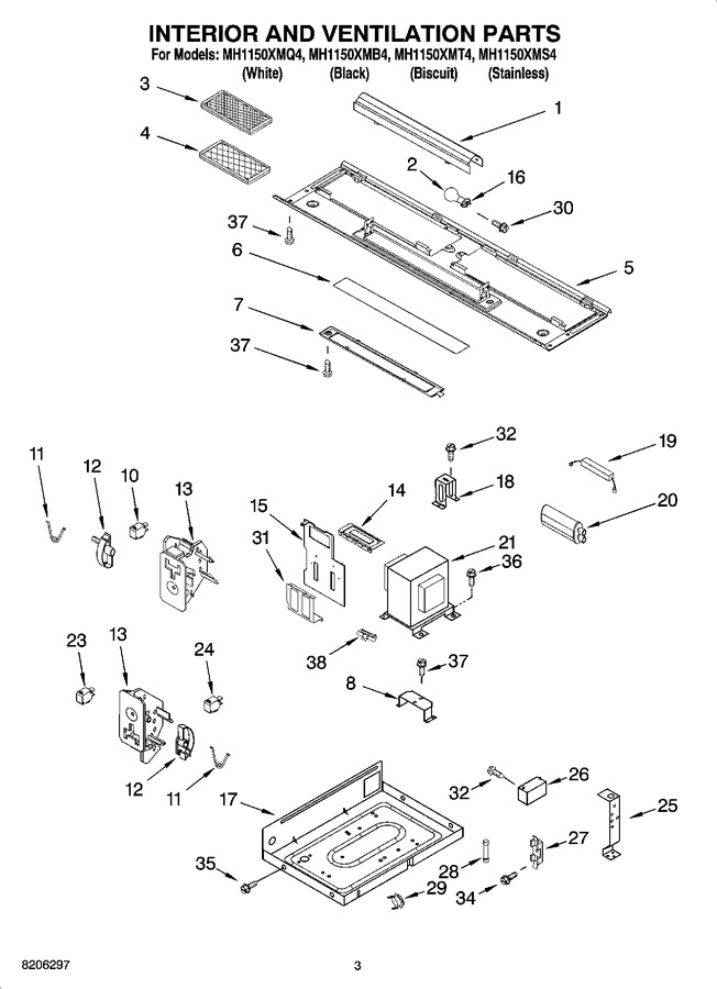 Diagram for MH1150XMQ4