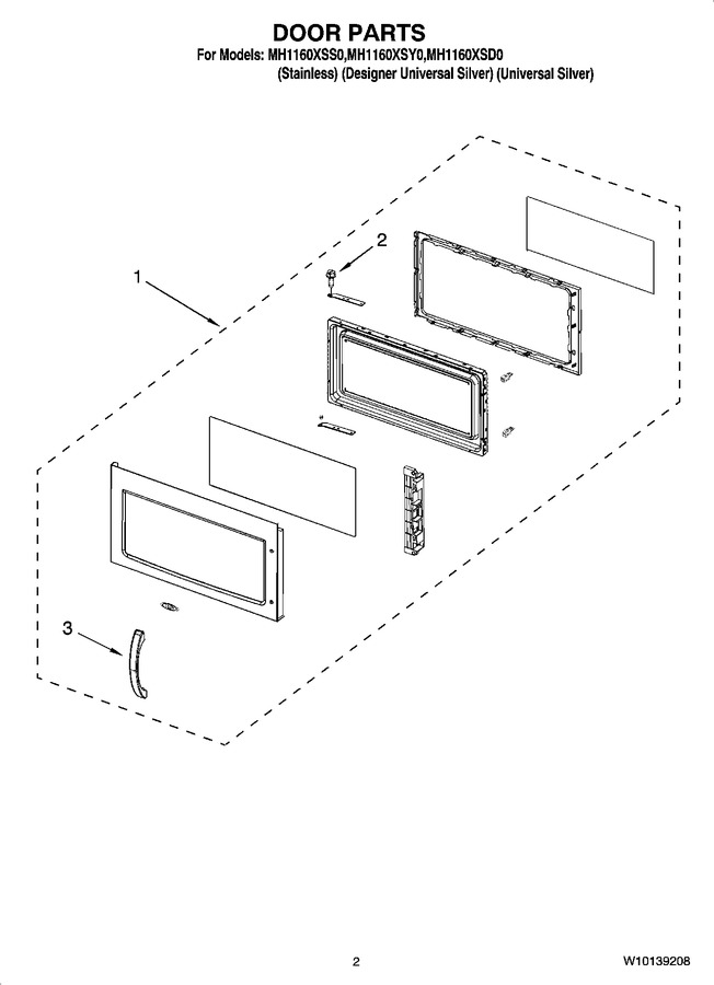 Diagram for MH1160XSY0