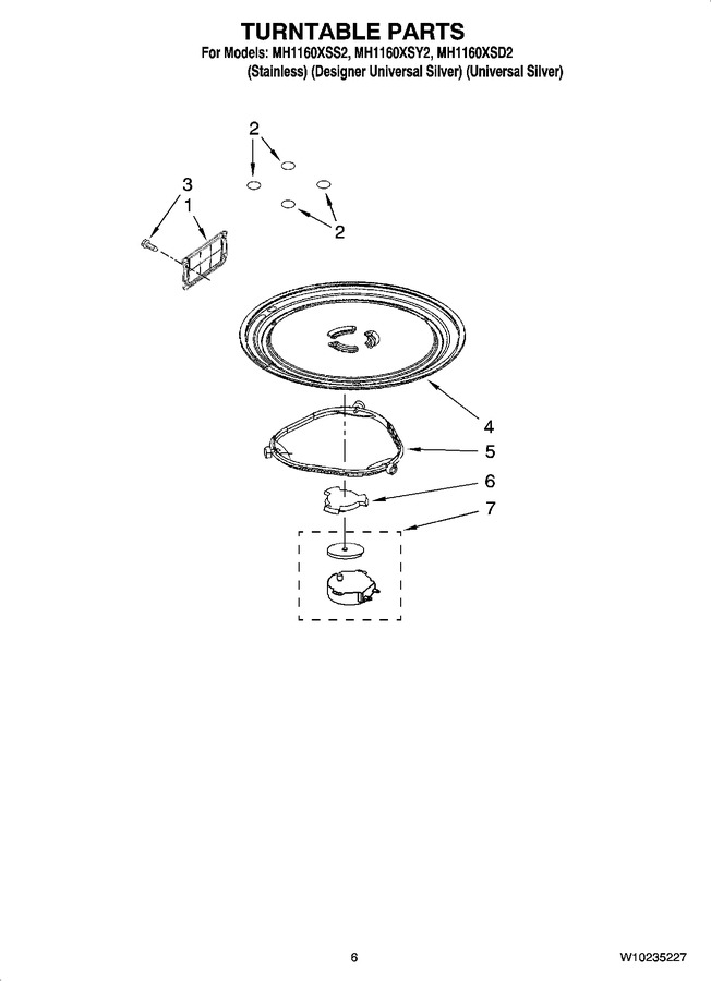 Diagram for MH1160XSS2