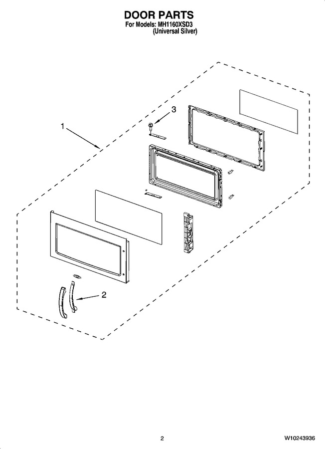 Diagram for MH1160XSD3