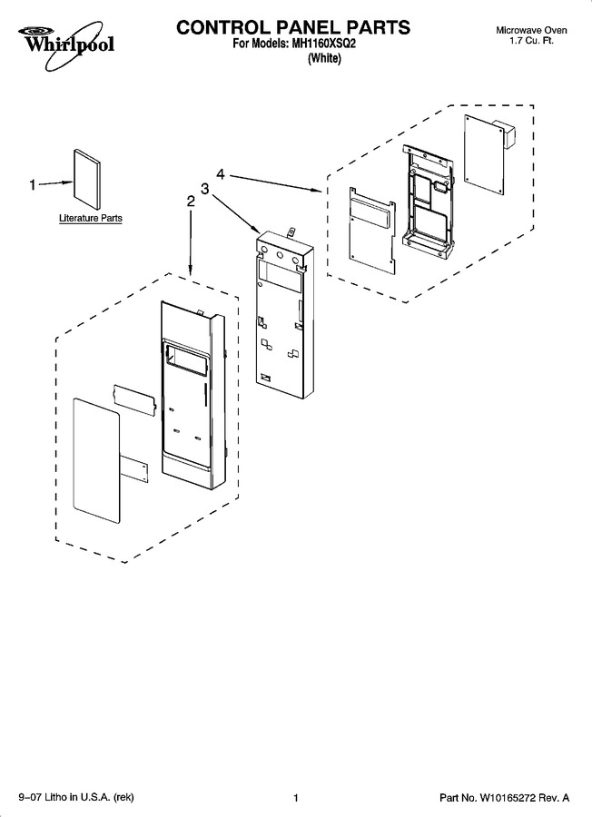 Diagram for MH1160XSQ2