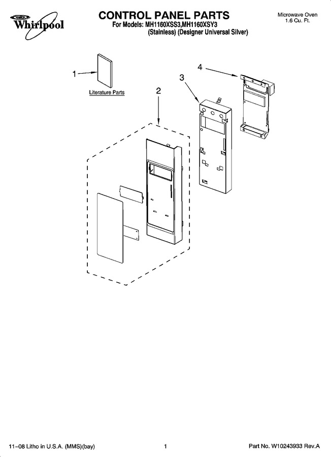 Diagram for MH1160XSY3