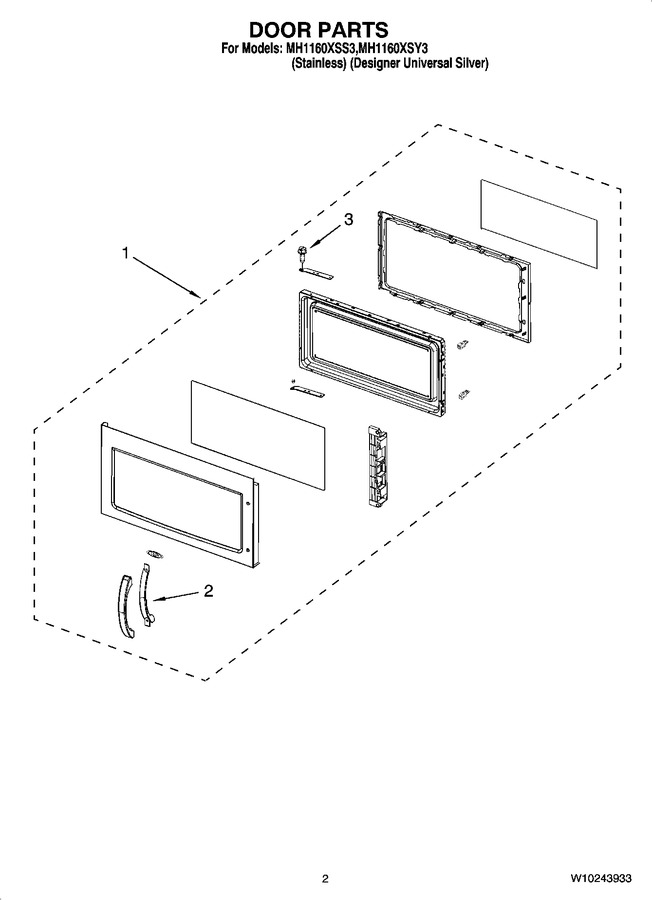 Diagram for MH1160XSY3