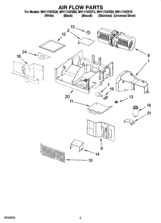 Diagram for MH1170XSS0