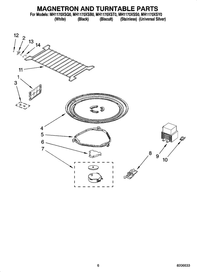 Diagram for MH1170XST0