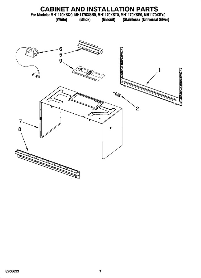 Diagram for MH1170XSQ0