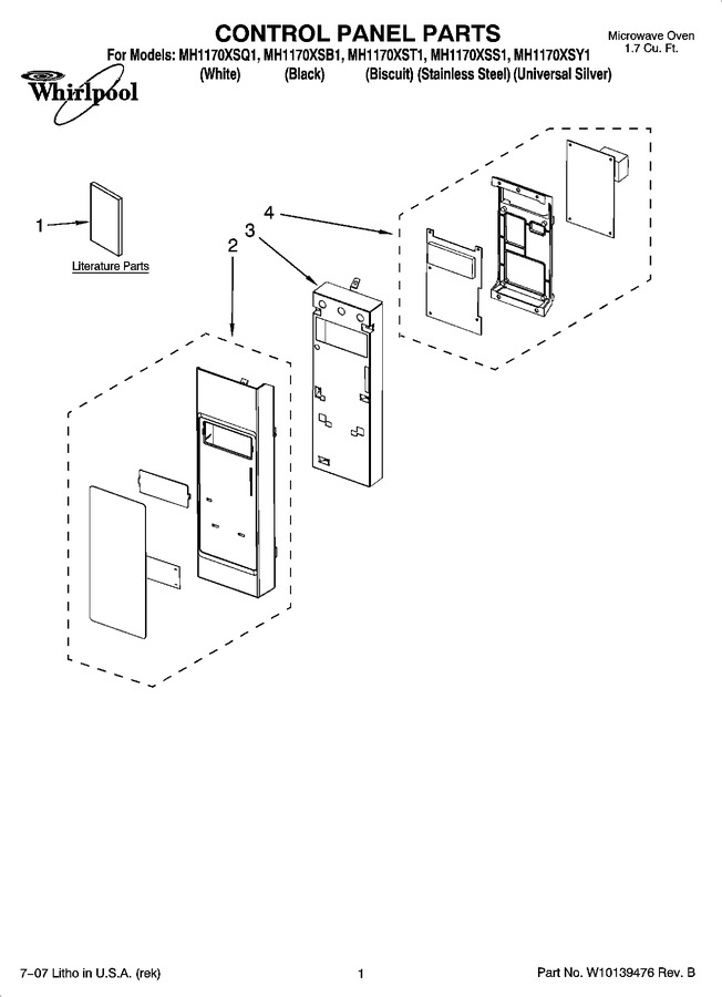 Diagram for MH1170XST1