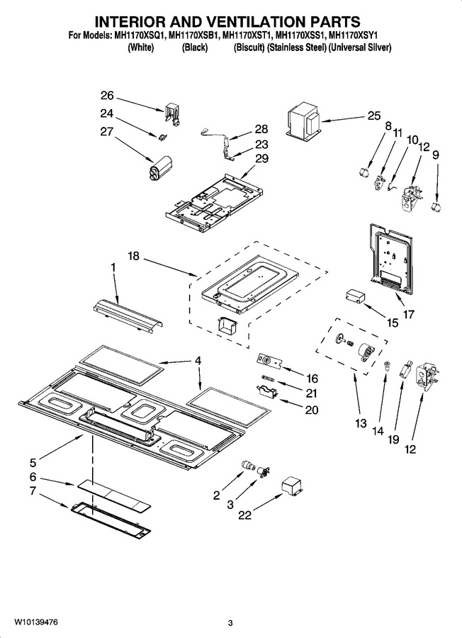 Diagram for MH1170XST1