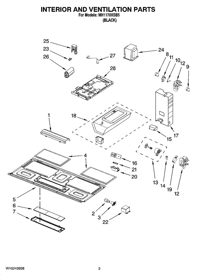 Diagram for MH1170XSB5