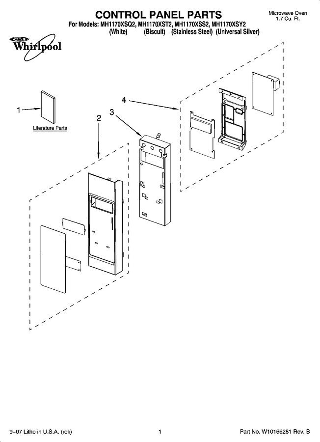 Diagram for MH1170XSS2