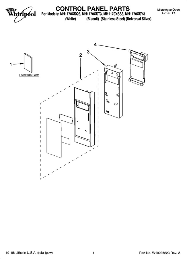 Diagram for MH1170XSS3