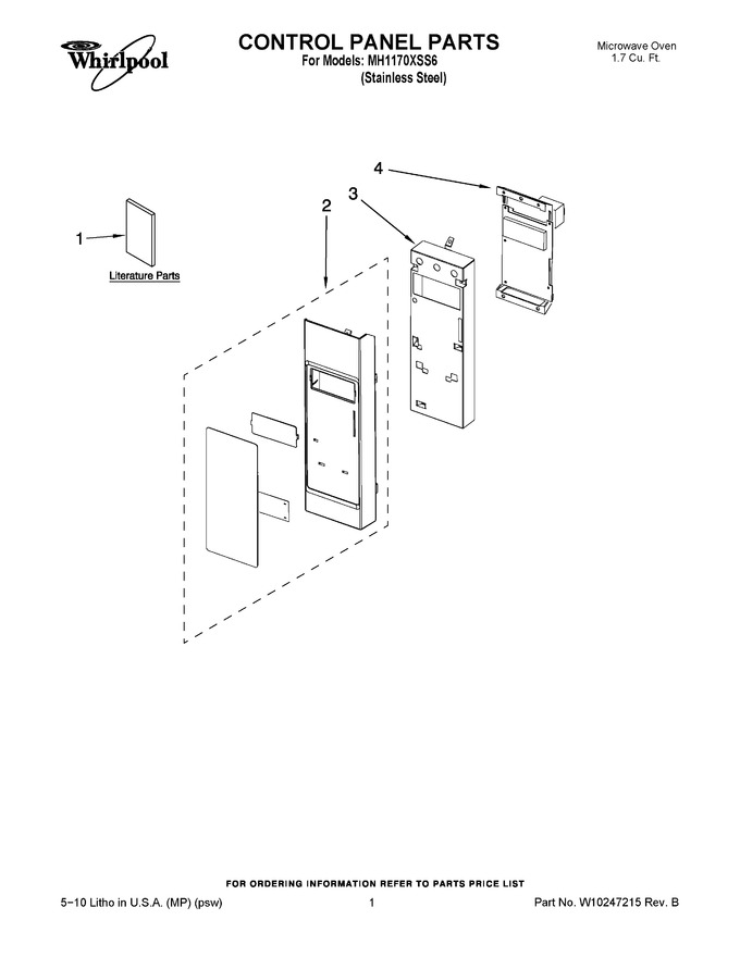 Diagram for MH1170XSS6