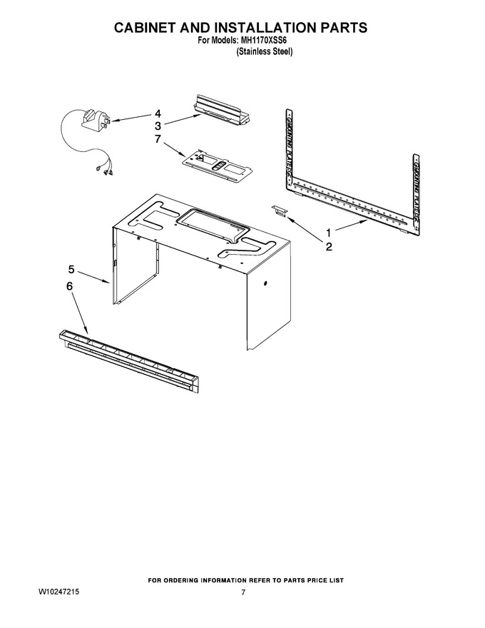 Diagram for MH1170XSS6