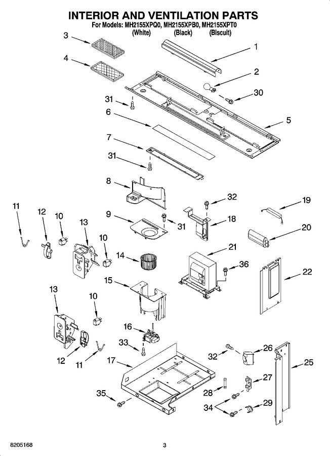 Diagram for MH2155XPB0