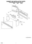 Diagram for 06 - Cabinet And Installation Parts