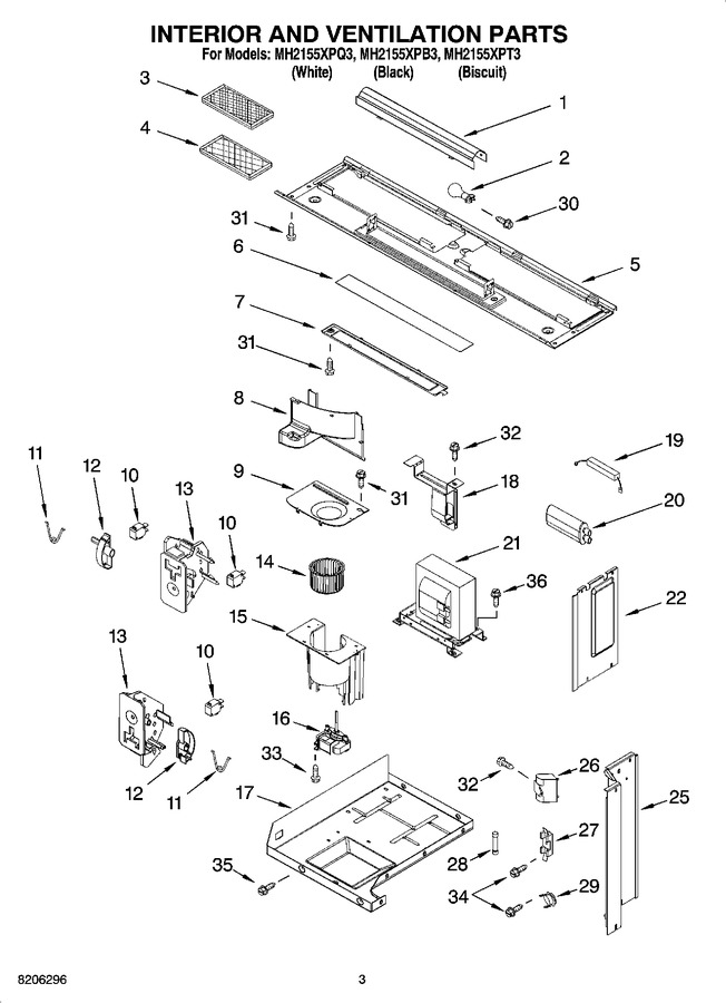 Diagram for MH2155XPB3