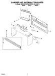 Diagram for 06 - Cabinet And Installation Parts