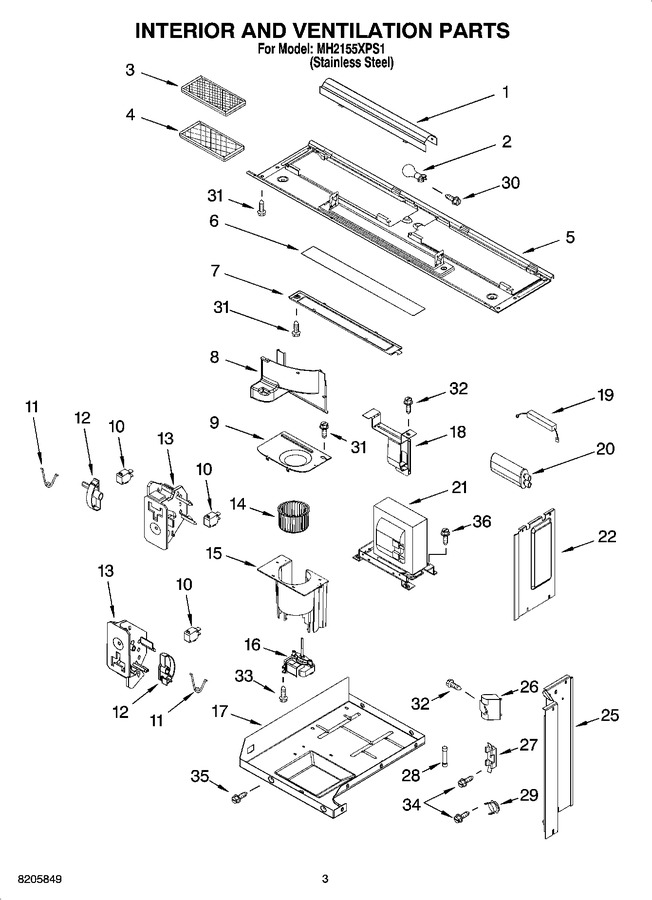 Diagram for MH2155XPS1
