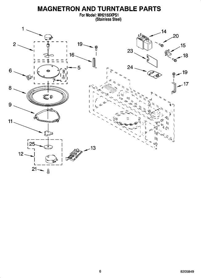 Diagram for MH2155XPS1