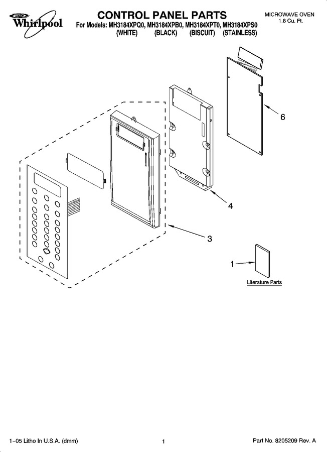 Diagram for MH3184XPQ0