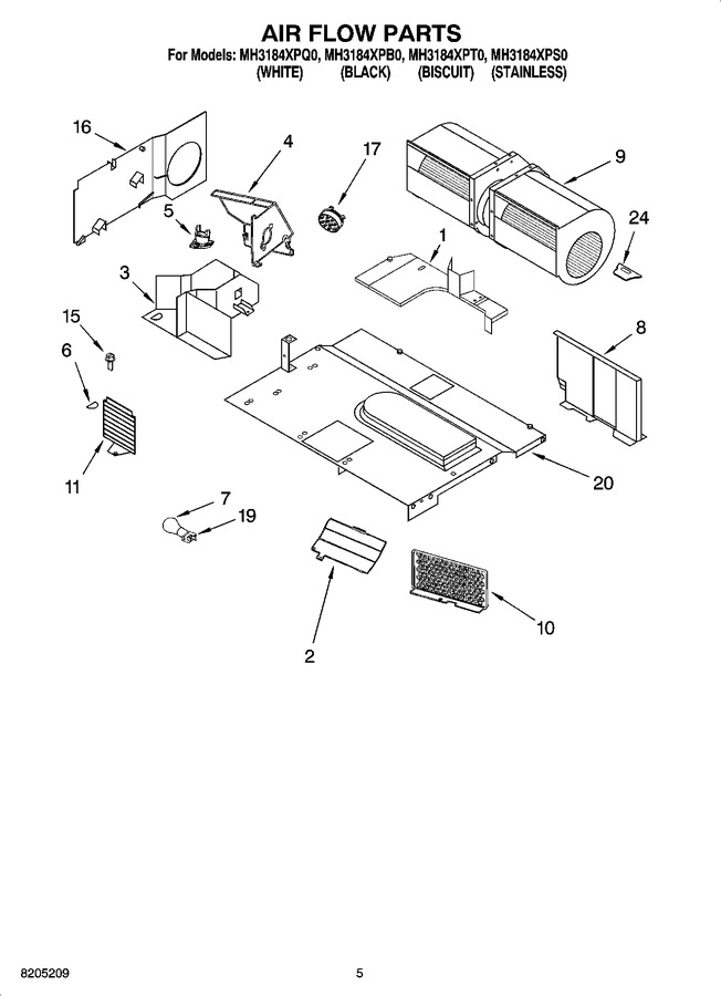 Diagram for MH3184XPQ0