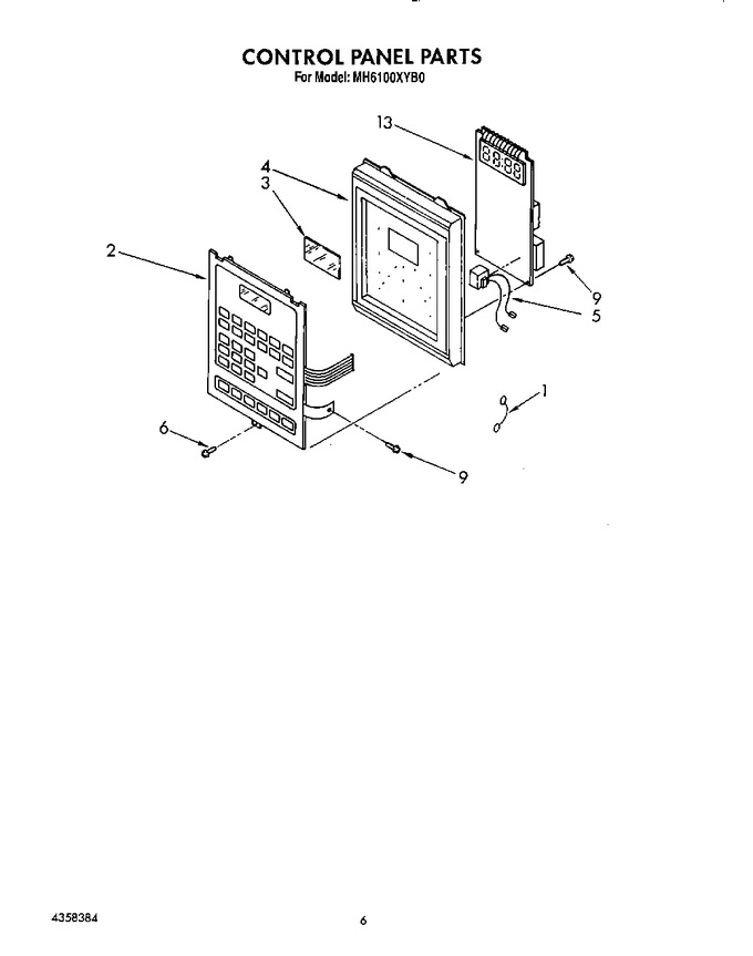 Diagram for MH6100XYB0