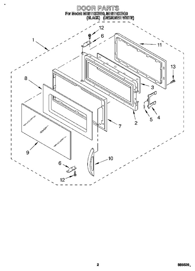 Diagram for MH6110XBB0