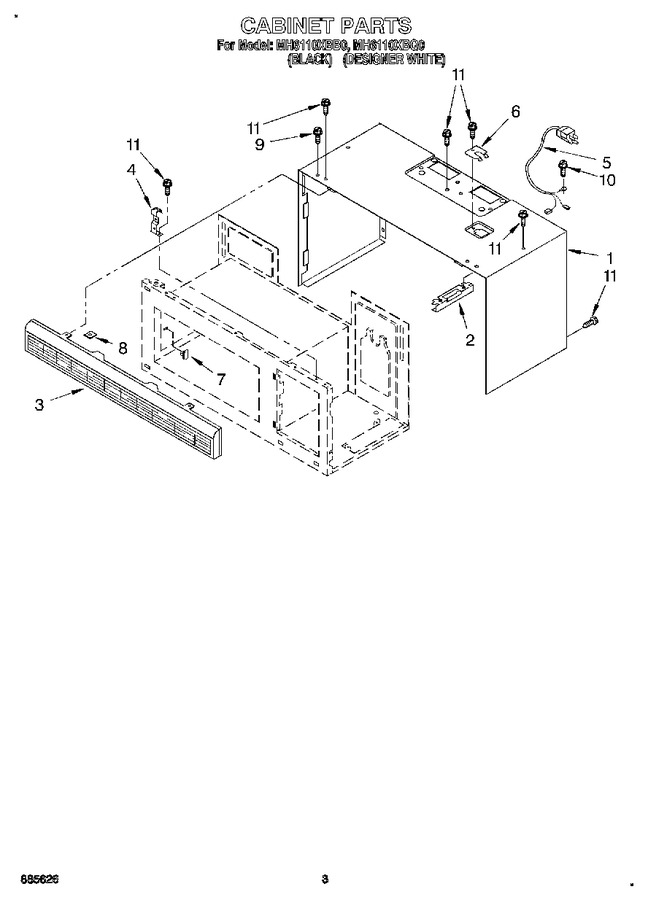 Diagram for MH6110XBQ0