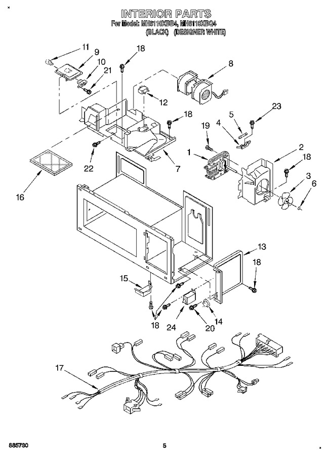 Diagram for MH6110XBB4