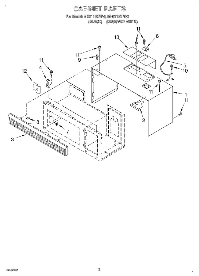 Diagram for MH6110XBB6