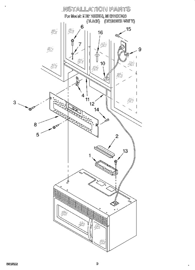 Diagram for MH6110XBQ6