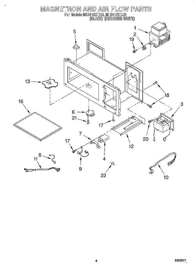 Diagram for MH6110XEB0