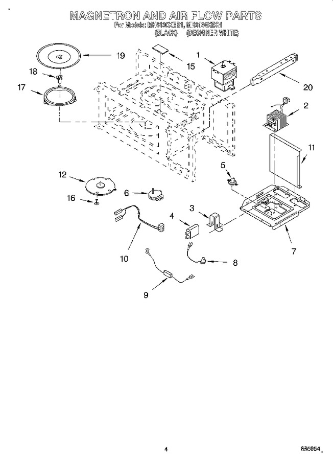 Diagram for MH6130XEB1