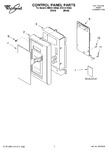Diagram for 01 - Control Panel Parts