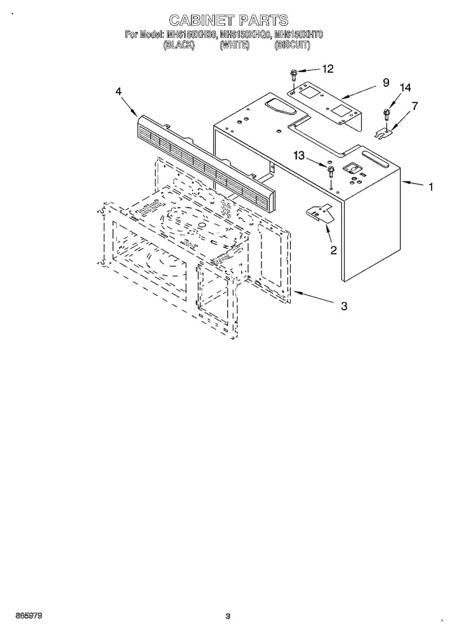 Diagram for MH6150XHQ0