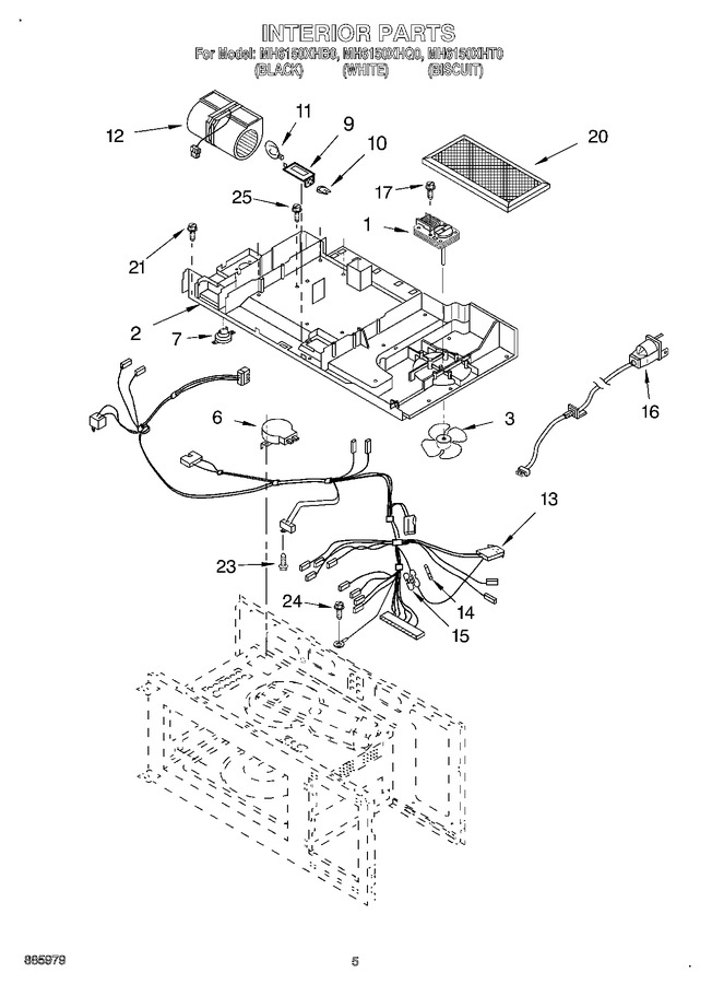 Diagram for MH6150XHQ0