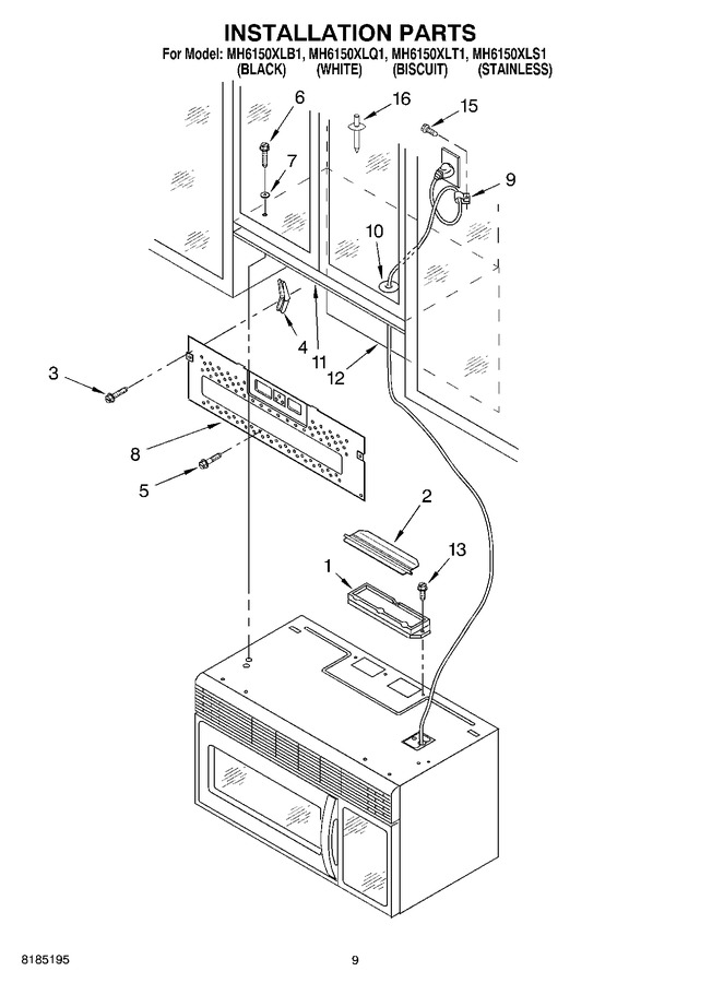 Diagram for MH6150XLB1