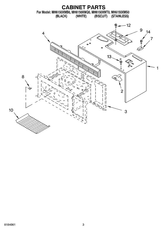 Diagram for MH6150XMS0