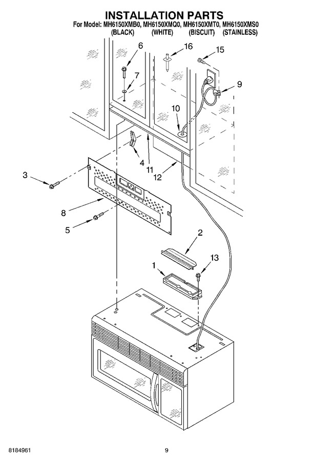 Diagram for MH6150XMT0