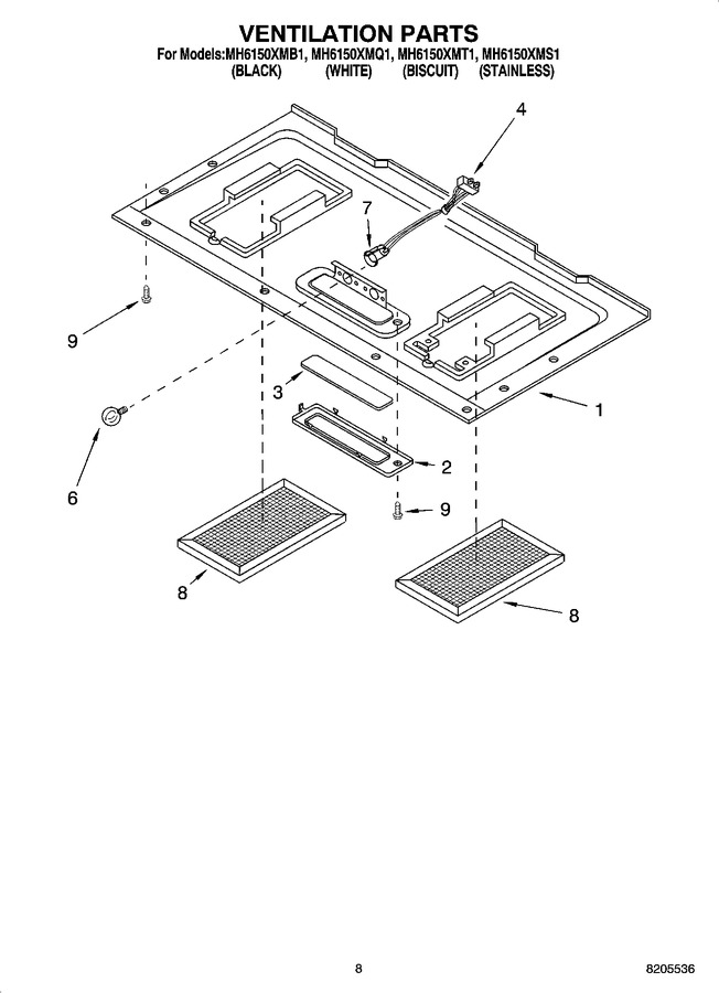 Diagram for MH6150XMB1