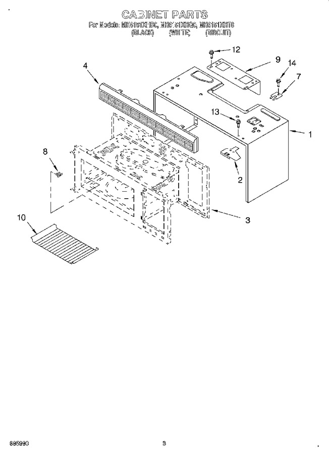 Diagram for MH6151XHQ0