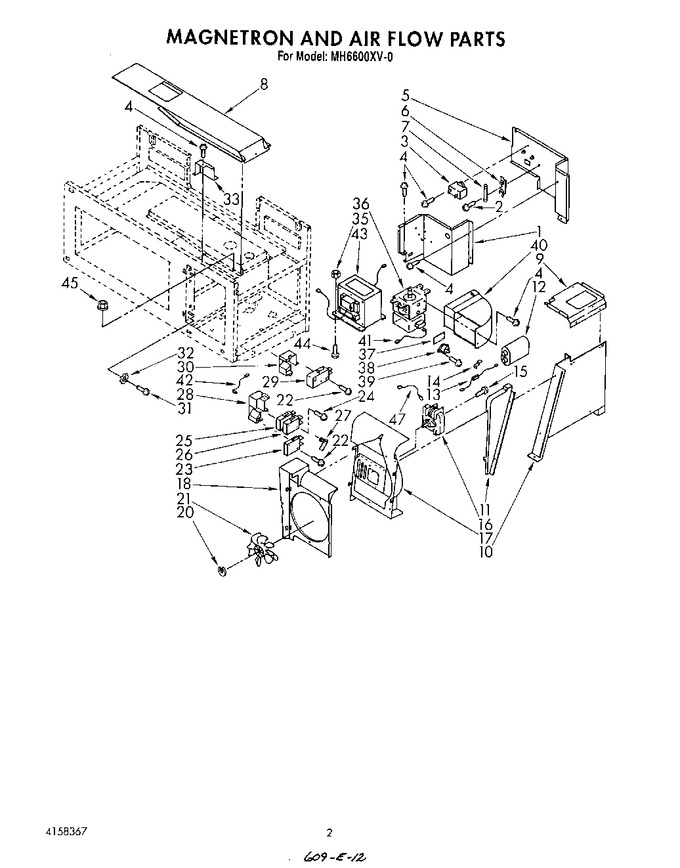 Diagram for MH6600XV0