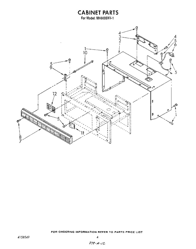 Diagram for MH6600XV1