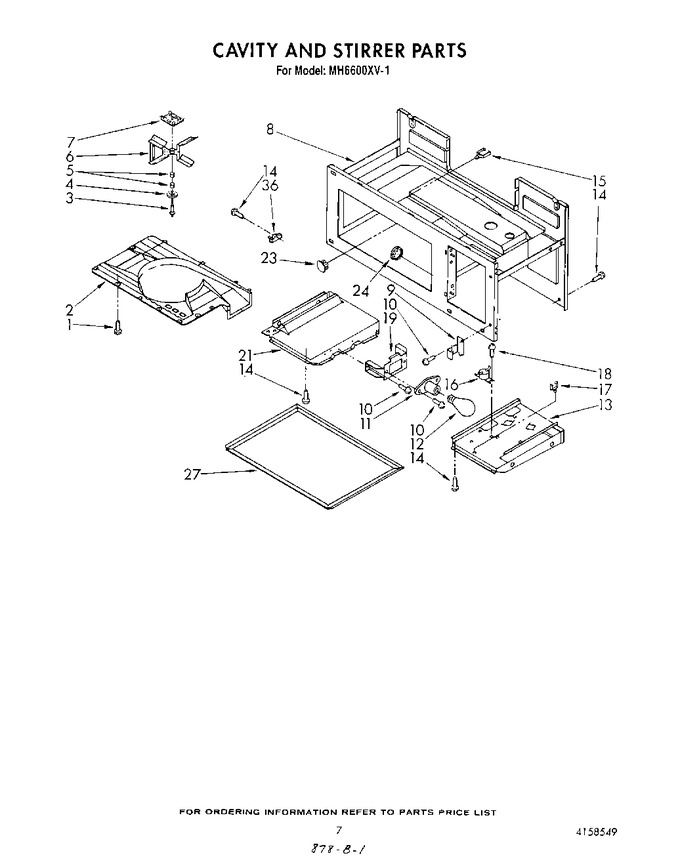 Diagram for MH6600XV1