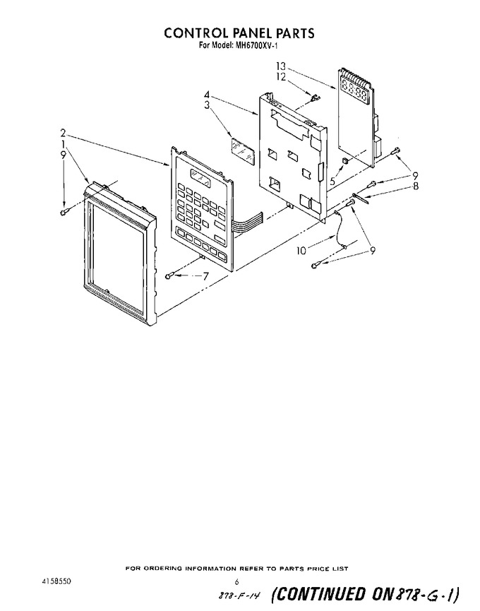 Diagram for MH6700XV1