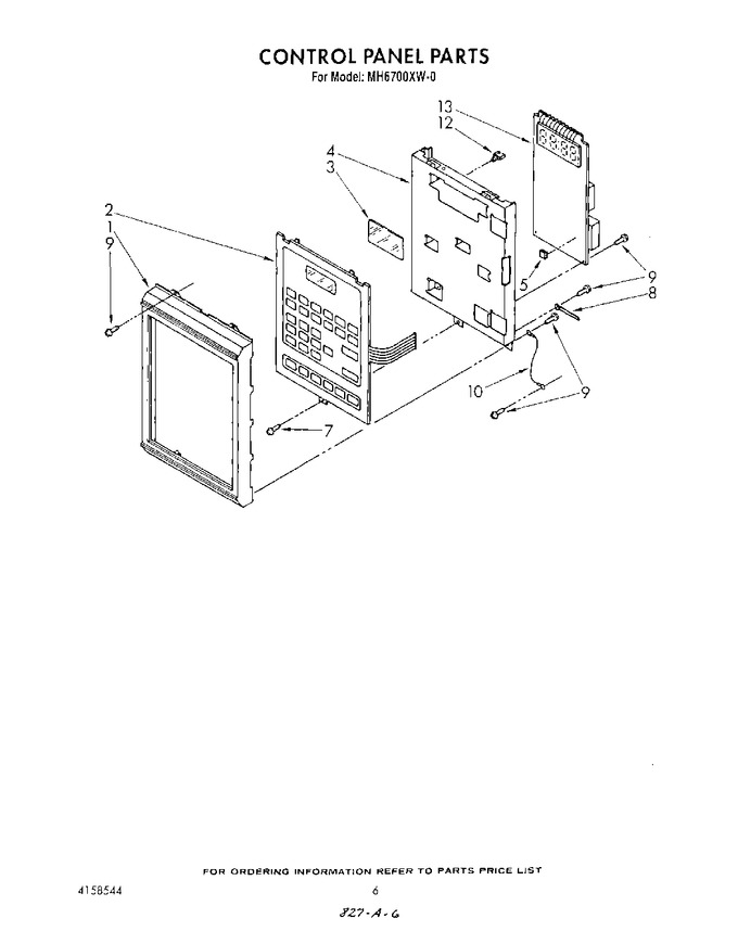 Diagram for MH6700XW0