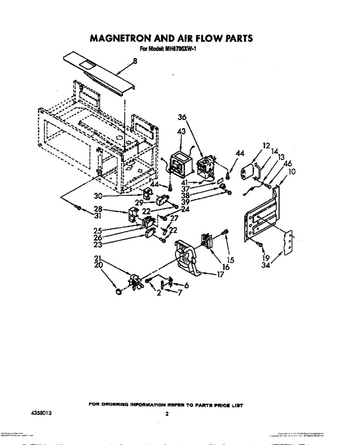 Diagram for MH6700XW1