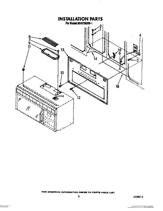 Diagram for MH6700XW1