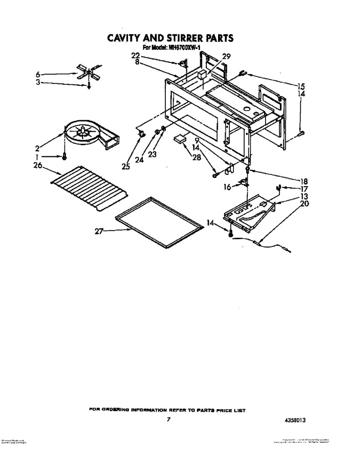 Diagram for MH6700XW1