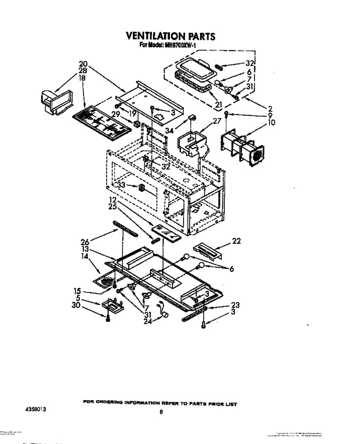 Diagram for MH6700XW1